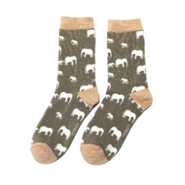 Elephant Socks Grey-0
