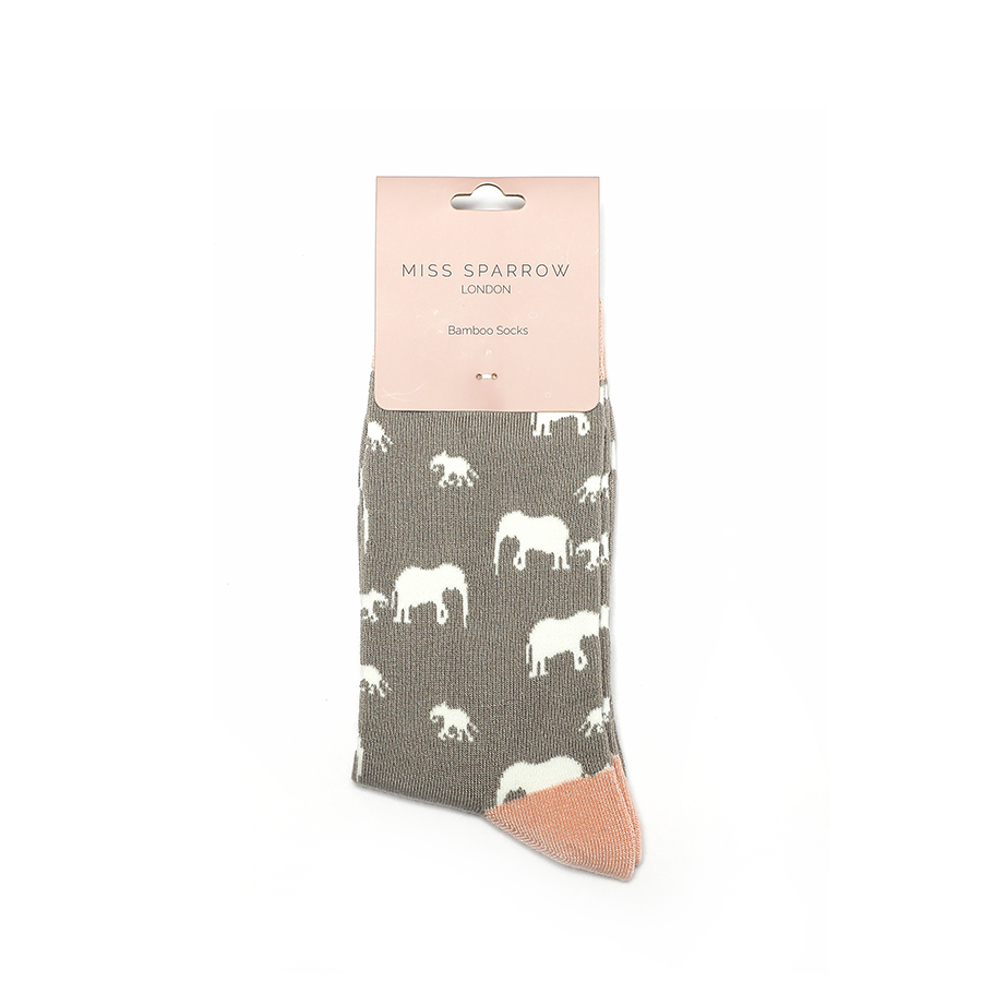 Elephant Socks Grey