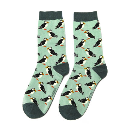 Puffin Socks Mint-4126