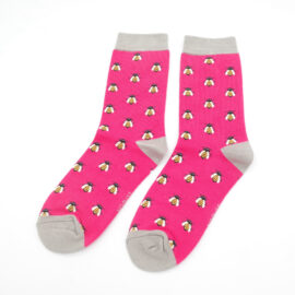 Honey Bee Socks Hot Pink -0