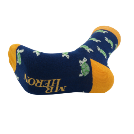 Mr Heron Turtle Socks Navy-4312