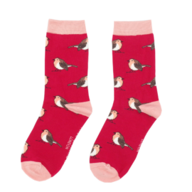 Robins Socks Red-0