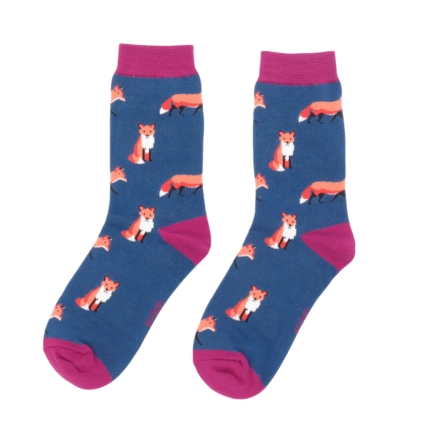 Foxes Socks Denim-0