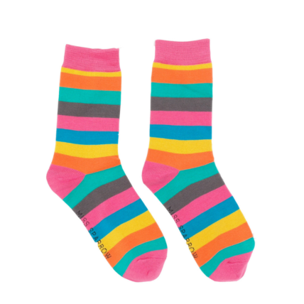 Thick Stripes Socks Bright-0