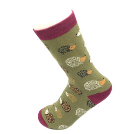 Hedgehog Sock Olive-0
