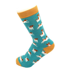 Jack Russells Socks Turquoise-0
