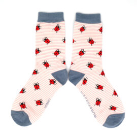 Ladybird Socks Dusky Pink-0