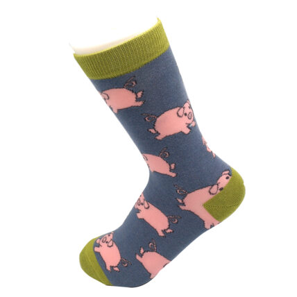 Piglet Socks Cornflower-4532