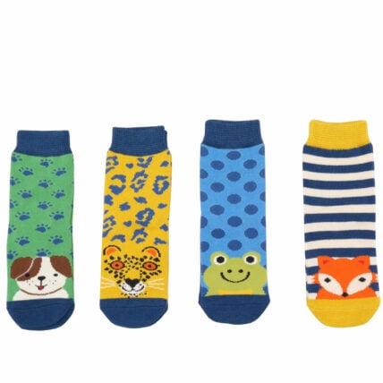 Boys 7-9 Years Animal Socks Box-4638