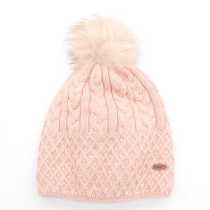 Evie Hat Dusky Pink-0