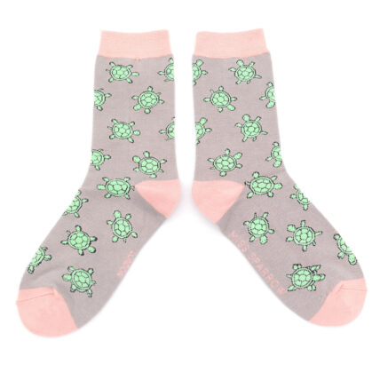 Cute Turtles Socks Silver-0