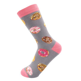 Doughnuts Socks Mid grey-0