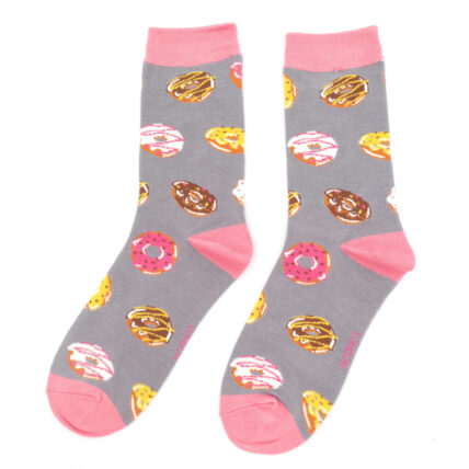 Doughnuts Socks Mid grey-4776