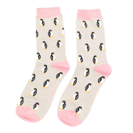 Little Penguins Socks Silver-4798