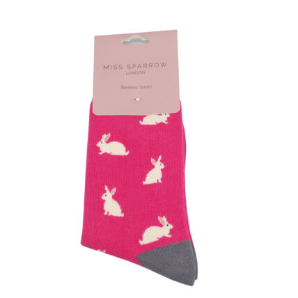 Rabbits Socks Fuchsia-4922