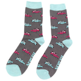 Mr Heron Jeep Socks Charcoal-0