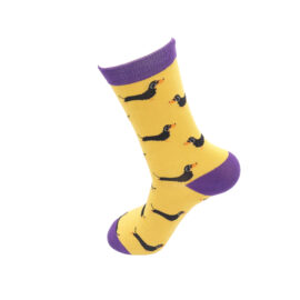 Mr Heron Little Sausage Dogs Socks Yellow-0