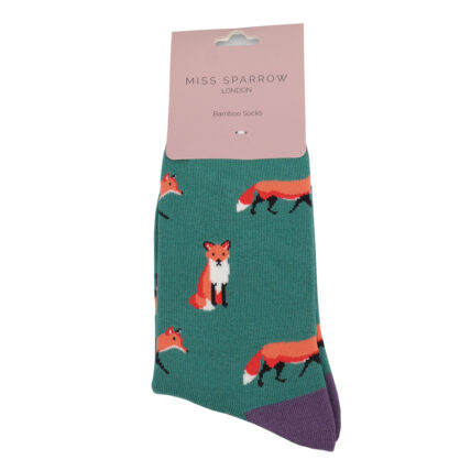 Foxes Socks Dark Green-4899