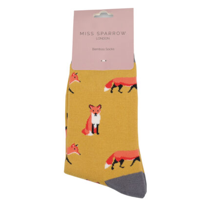 Foxes Socks Yellow-4906