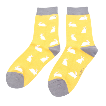 Rabbits Socks Yellow-0