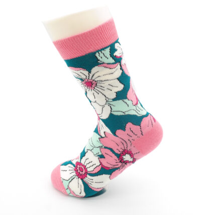 Flower Power Socks Green-0