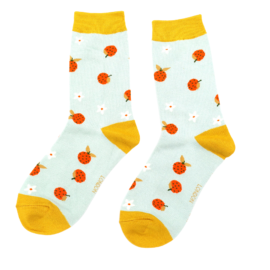 Clementines Socks Duck Egg-0