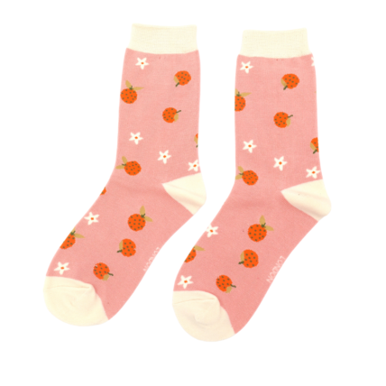 Clementines Socks Dusky Pink-0