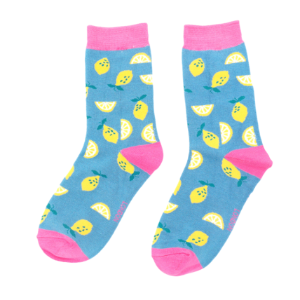 Lemons Socks Denim-5067