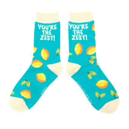 You're the Zest Socks Turquoise-0