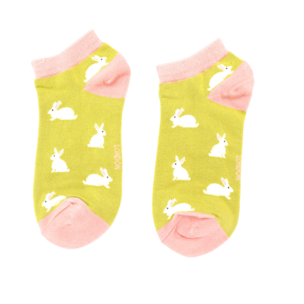 Rabbits Trainer Socks Lime-0