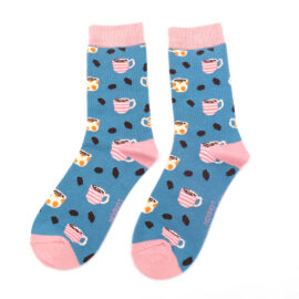 Coffee shop Socks Denim-0