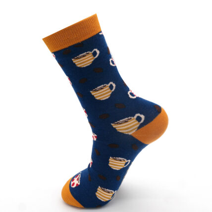 Mr Heron Coffee shop Socks Navy-5319