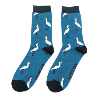Mr Heron Herons Socks Blue-0