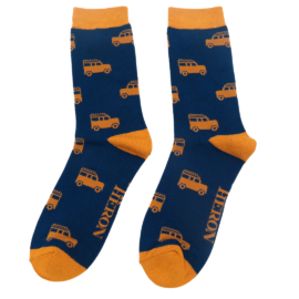 Mr Heron Off Roading Socks Navy-0
