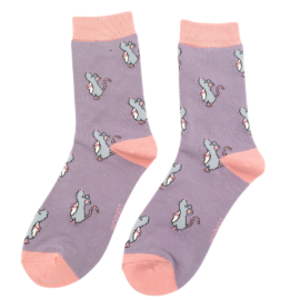 Little Mice Socks Lilac-0