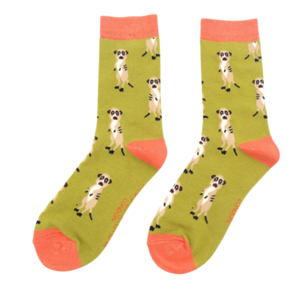 Meerkats Socks Olive-0