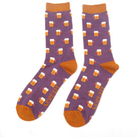 Mr Heron Beer Socks Grape-0