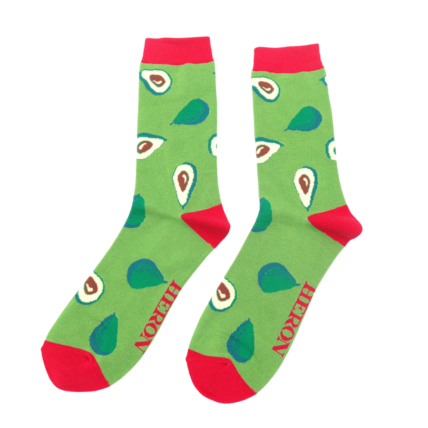Mr Heron Avocados Socks Green-5478