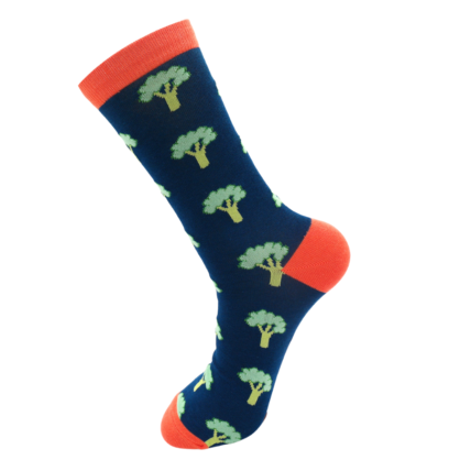 Mr Heron Broccoli Socks Navy-0
