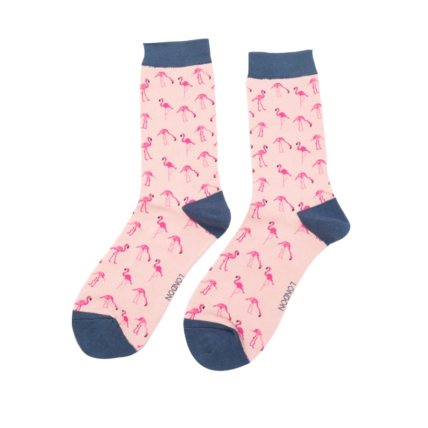 Wild Flamingo Sock Dusky Pink-0