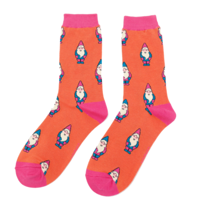 Gnomes Socks Burnt Orange -0