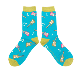 Guitars Socks Turquoise-0