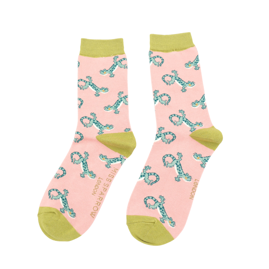 Lizard Socks Dusky Pink