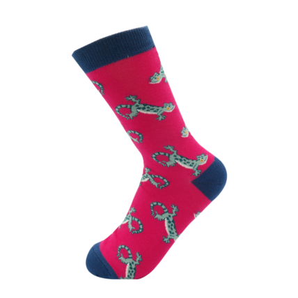 Lizard Socks Hot Pink-5780