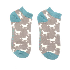 Horses Trainer Socks Light Grey-0