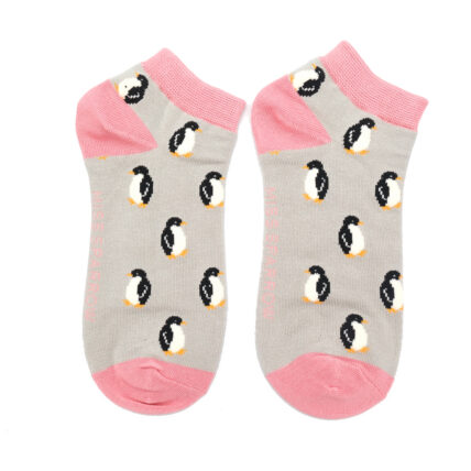 Little Penguins Trainer Socks Silver-0