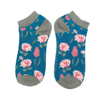 Botany Trainer Socks Teal-5943