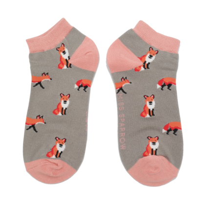 Foxes Trainer Socks Grey-0