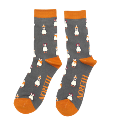 Men's Baby Penguins Socks Grey-0