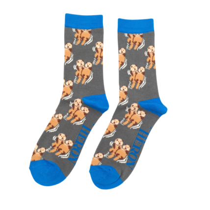 Men's Otters Socks Grey-0
